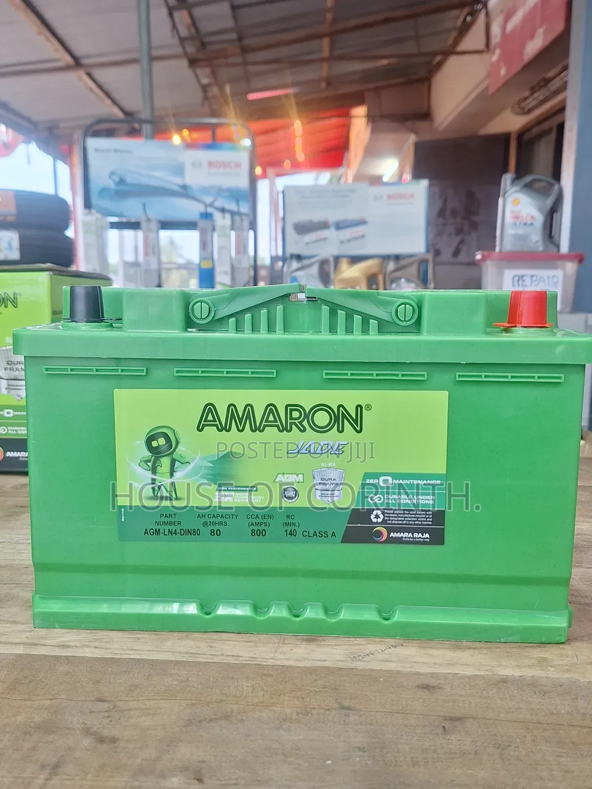Agm Battery - Ln4 80ah Din80 17 Plates - Amaron