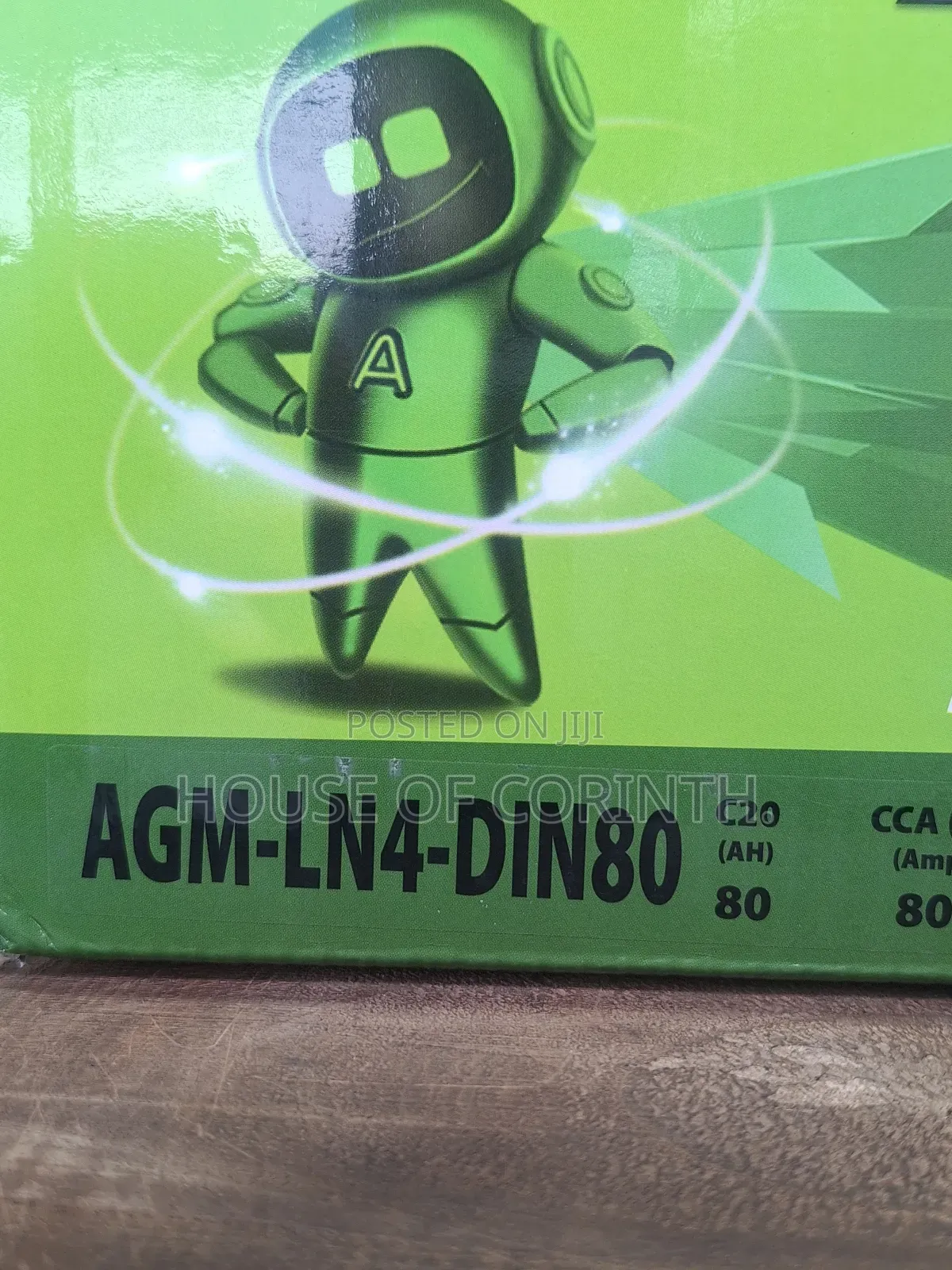 Agm Battery - Ln4 80ah Din80 17 Plates - Amaron