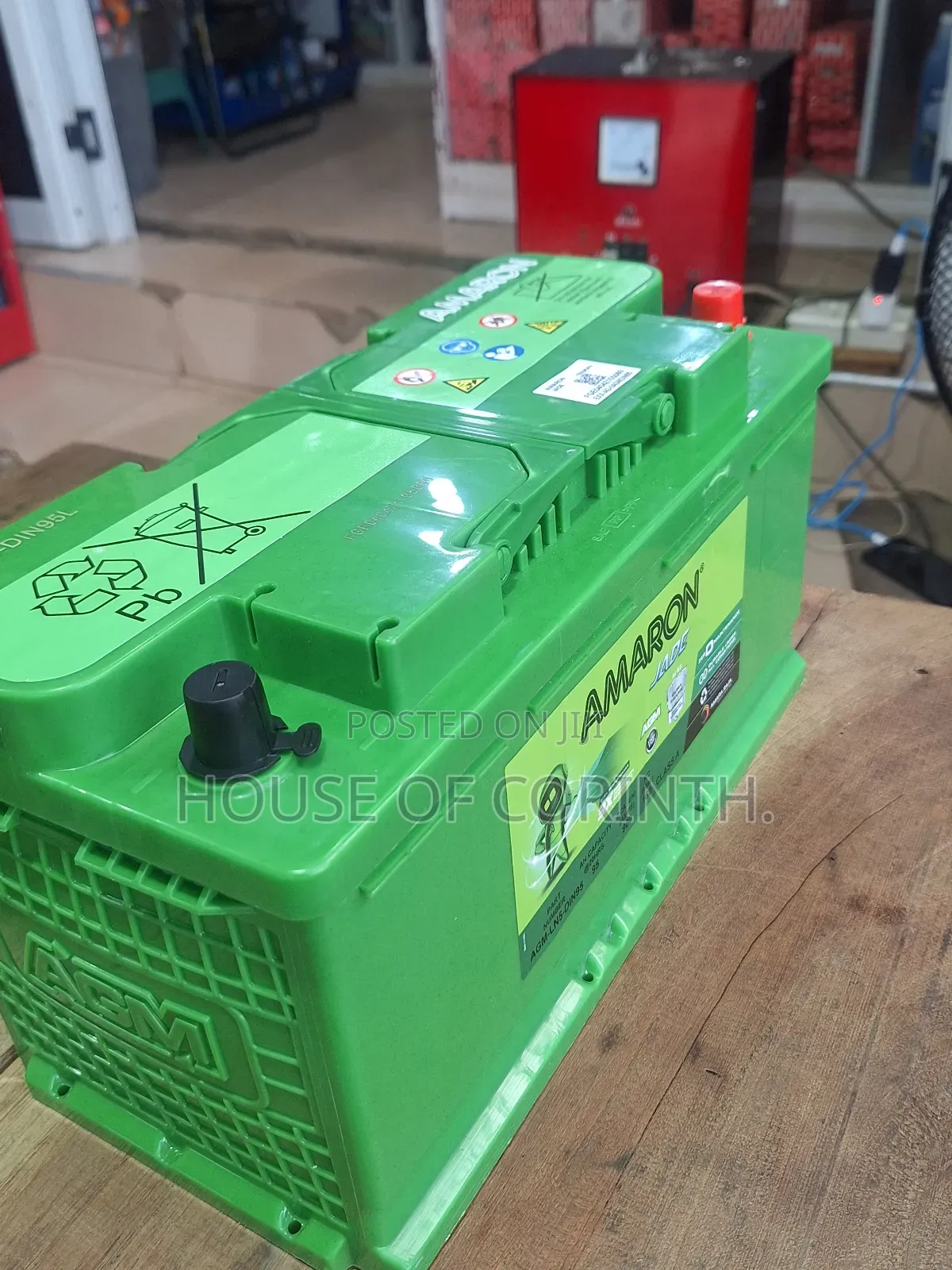 Agm Battery - Ln5 95ah, Din95 - Amaron 19 Plates (Wide)