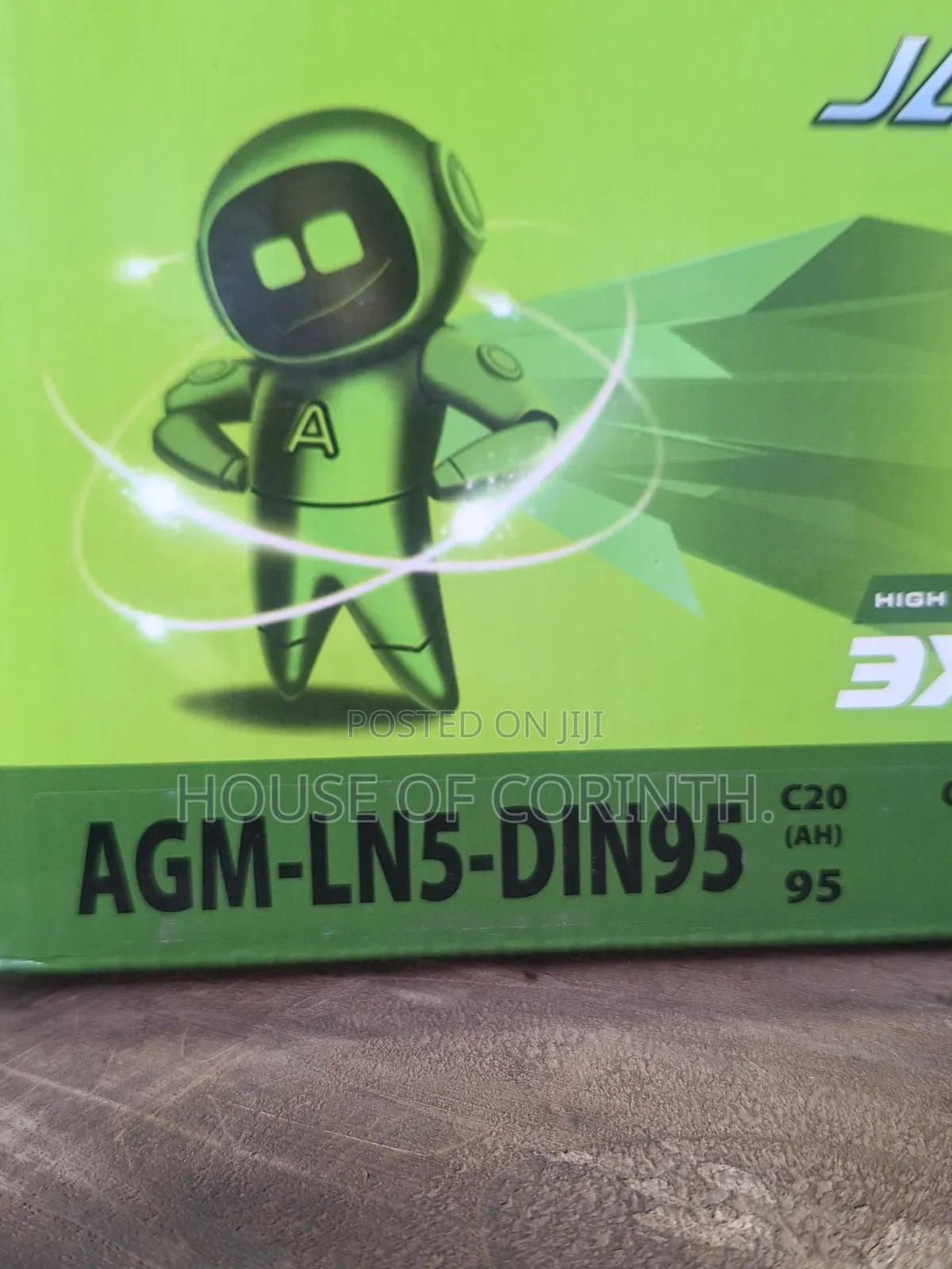 Agm Battery - Ln5 95ah, Din95 - Amaron 19 Plates (Wide)