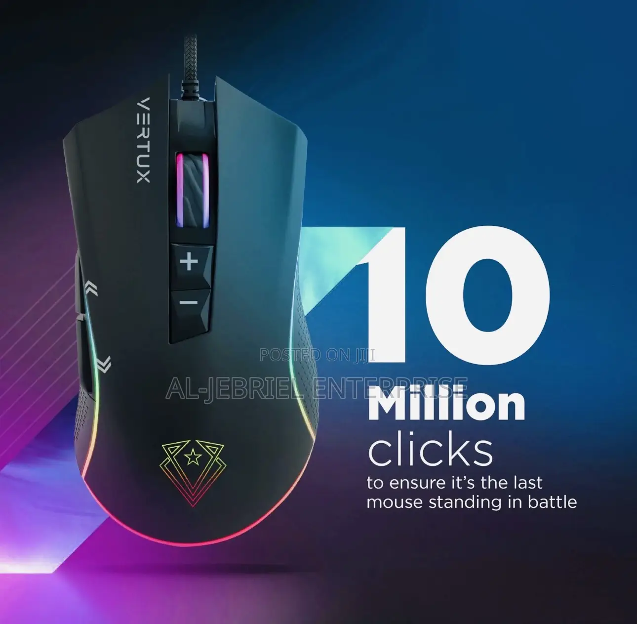 Vertux Rodon Wires Gaming Mouse