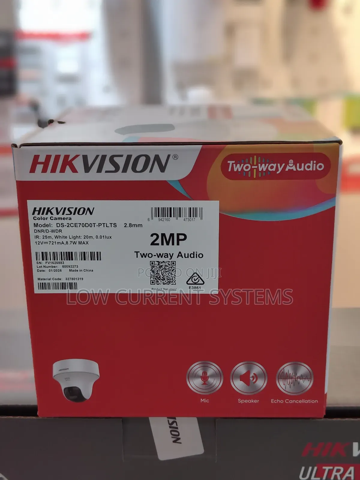 Hikvision 2mp Two Way Audio Siren Fixed Bullet Pt Turret