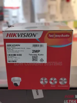 Hikvision 2mp Two Way Audio Siren Fixed Bullet Pt Turret