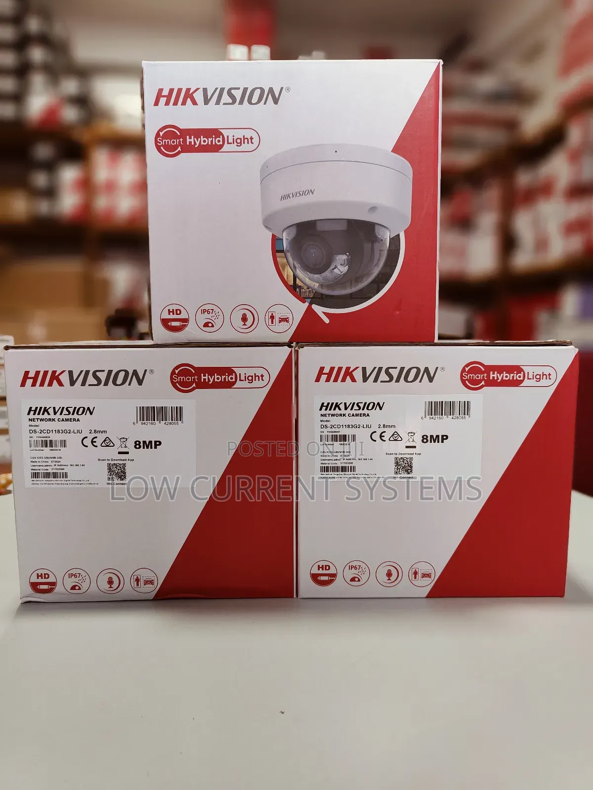 Hikvision 8mp Ip Camera With Audio Smart Hybrid Light