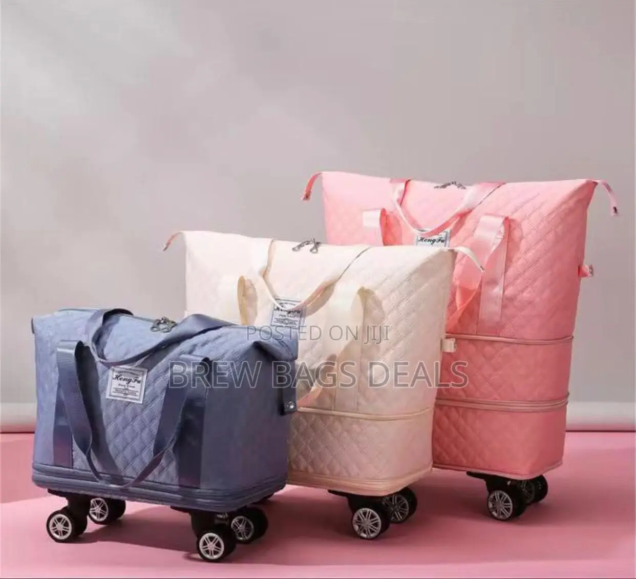Original Lovevook Handy Zip Expansion Traveling Trolley Bag.