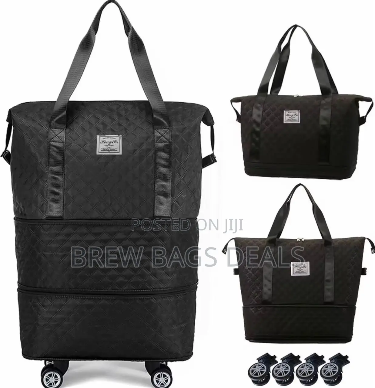 Original Lovevook Handy Zip Expansion Traveling Trolley Bag.