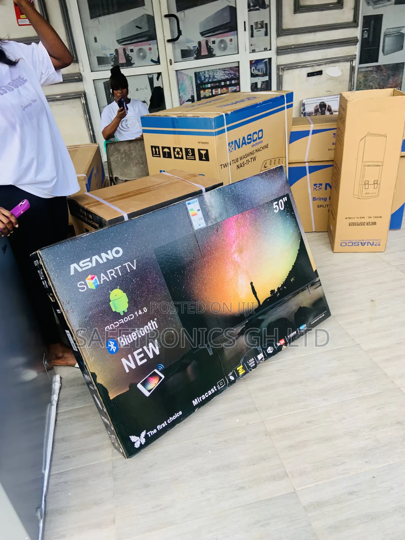 Secure Asano 50 Inch Smart Led Uhd Android Tv