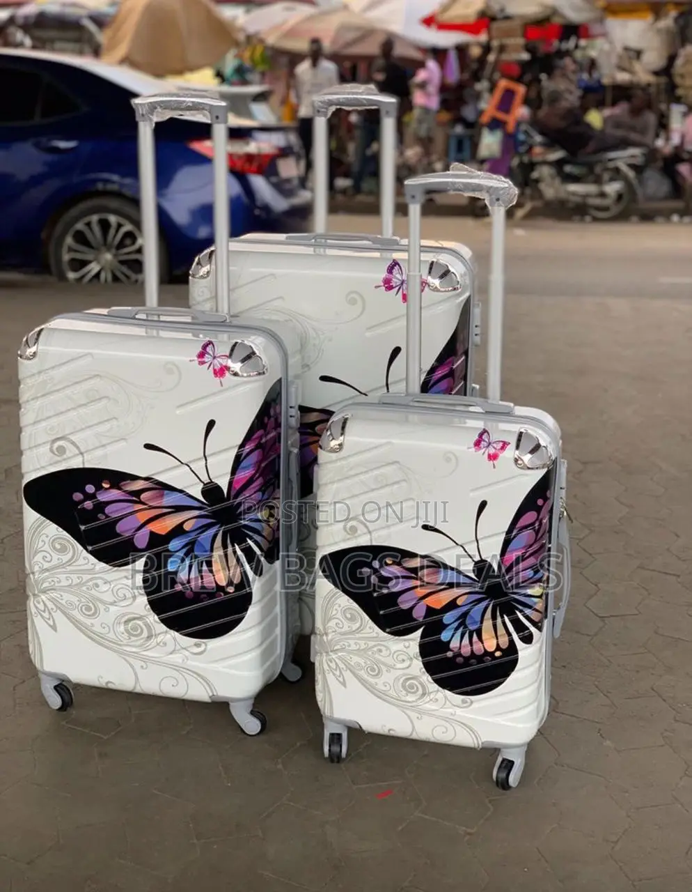 Abs 3 in 1 Unbreakable Butterfly Traveling Bag.