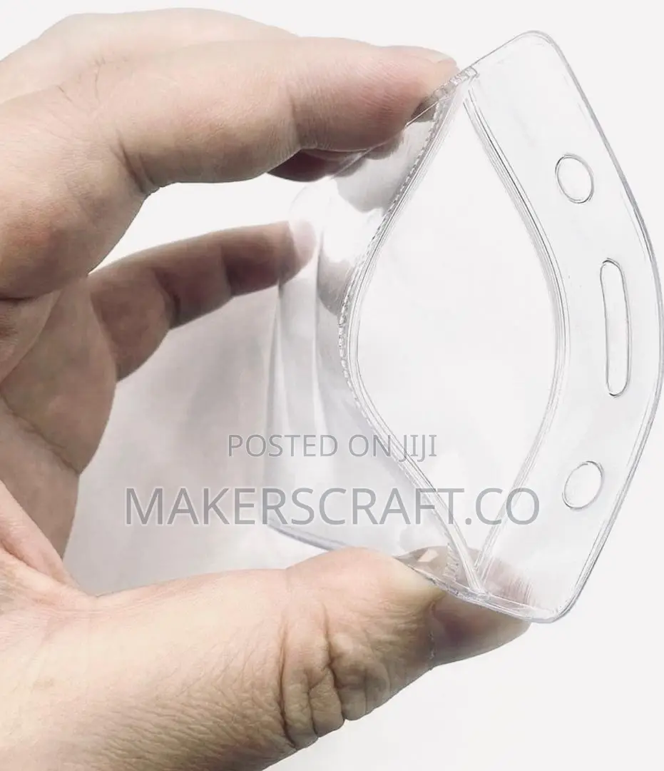 Transparent Id Card Plastic Pouches / Id Card Holder