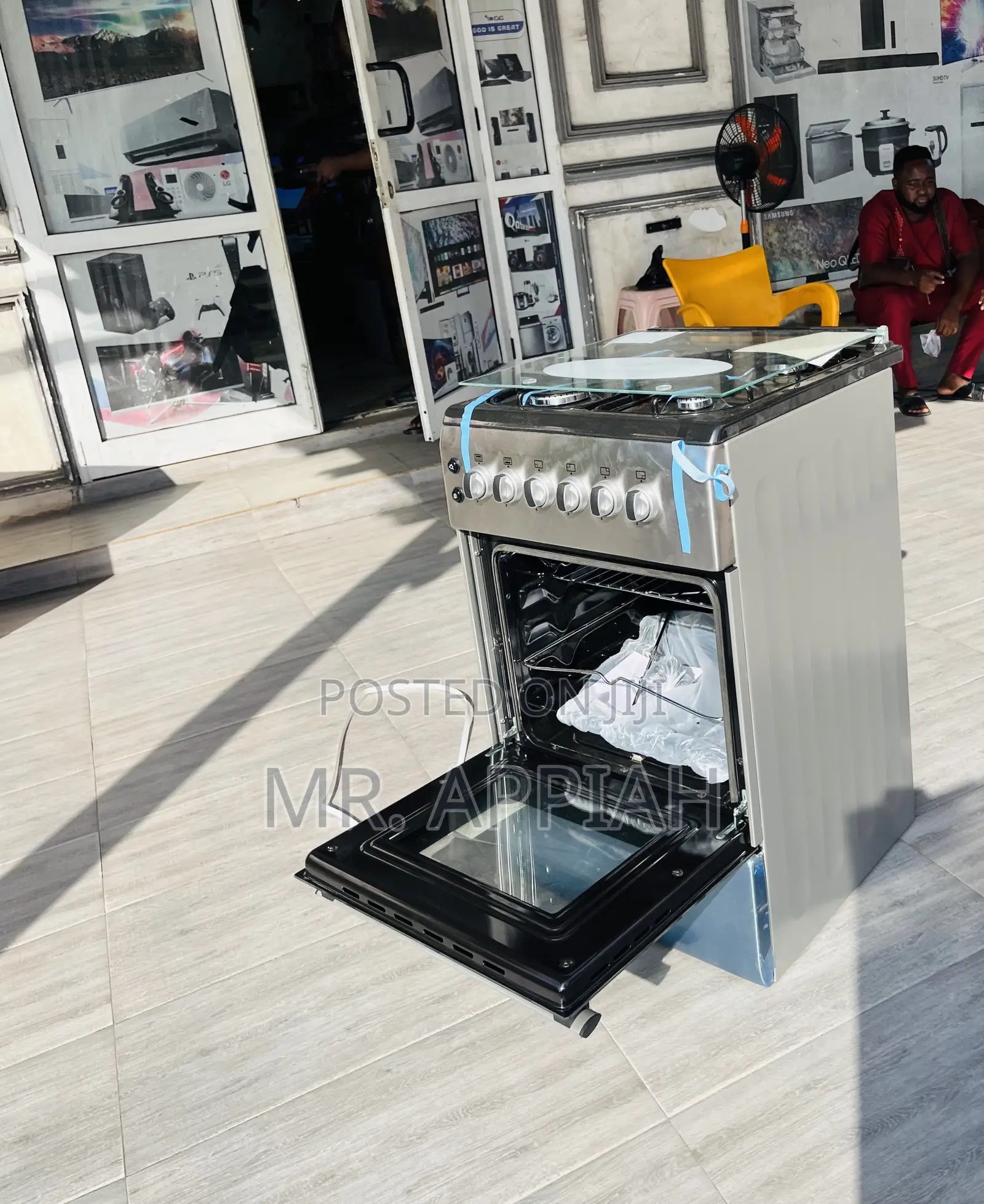 Newly Made Ferre 50x60 Auto Ignition Ions Gas Oven 4 Burner
