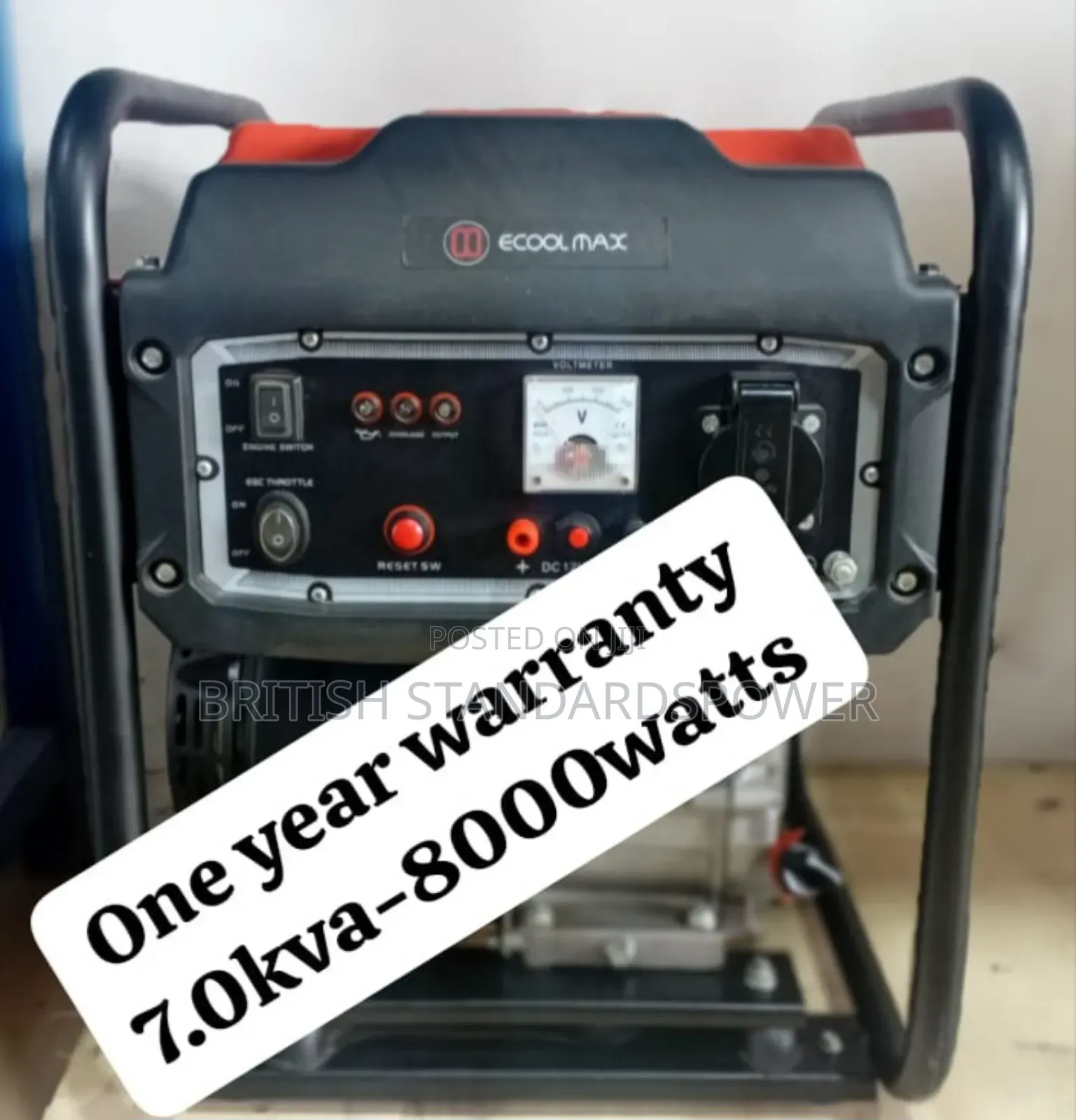 Power Burst 7.0kva Petrol Generator