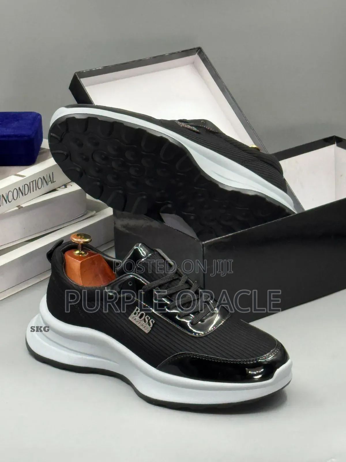 Hugo Boss Black and White Sneakers