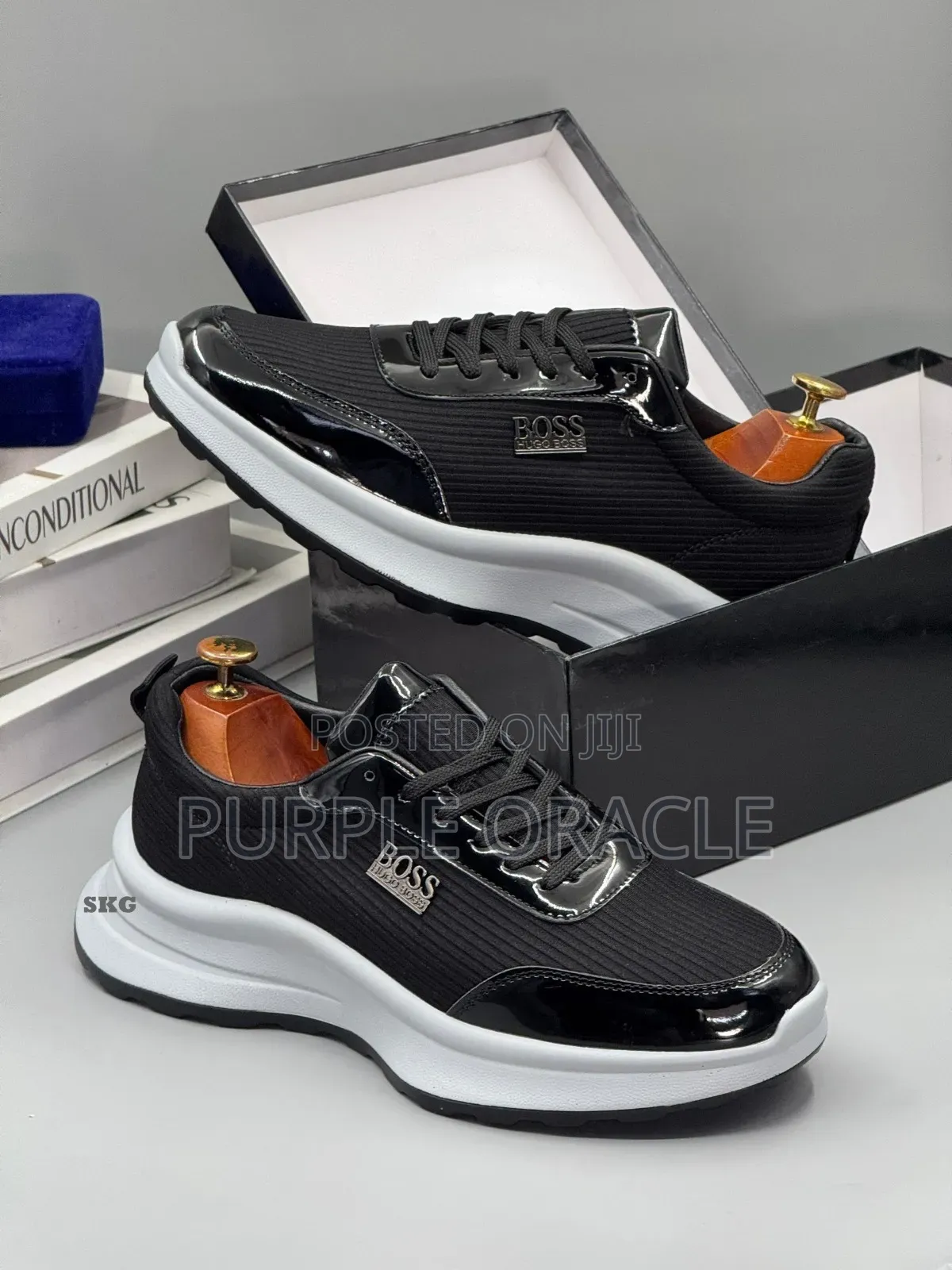 Hugo Boss Black and White Sneakers