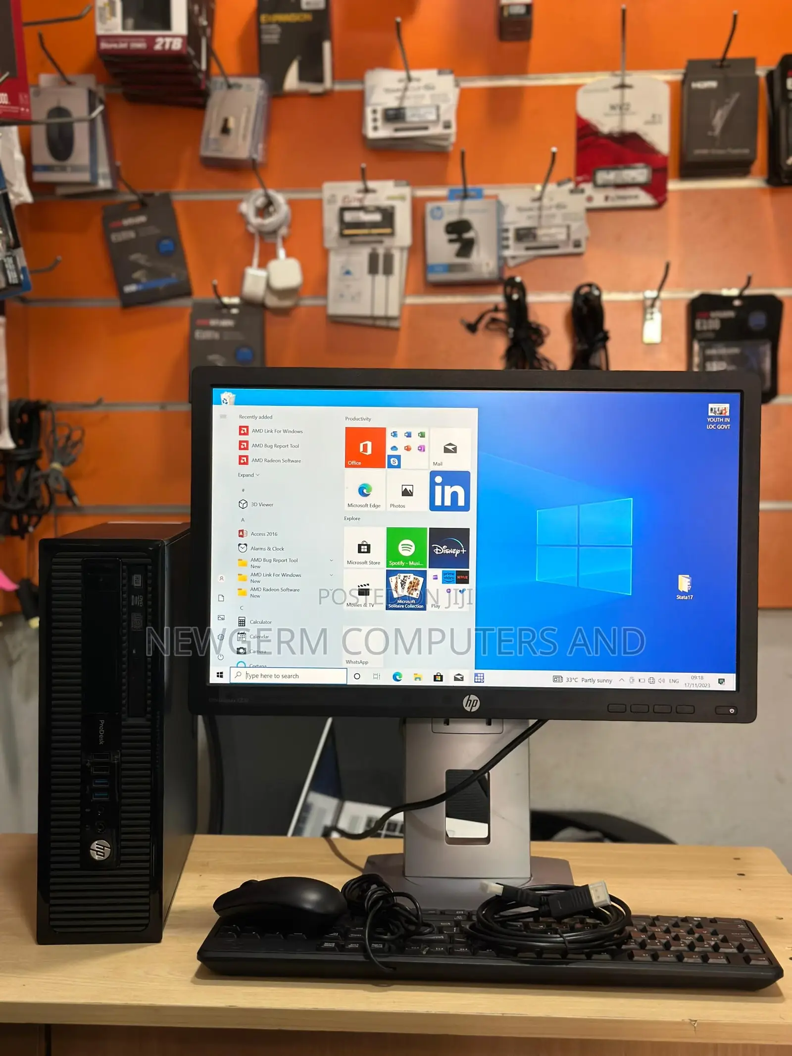 Desktop Computer HP ProDesk 600 G1 8GB Intel Core I5 HDD 500GB