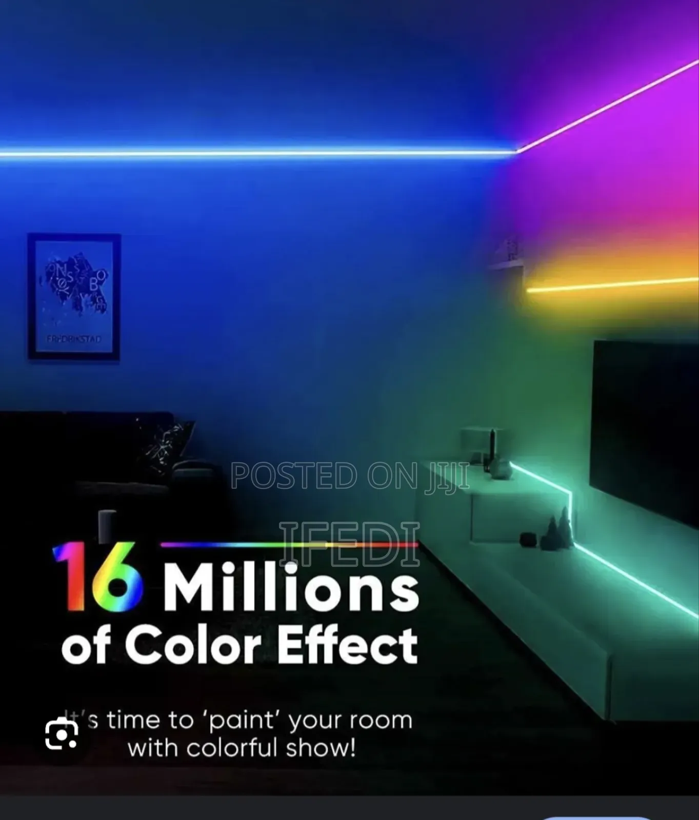 10mm Strip Light Multi Colours