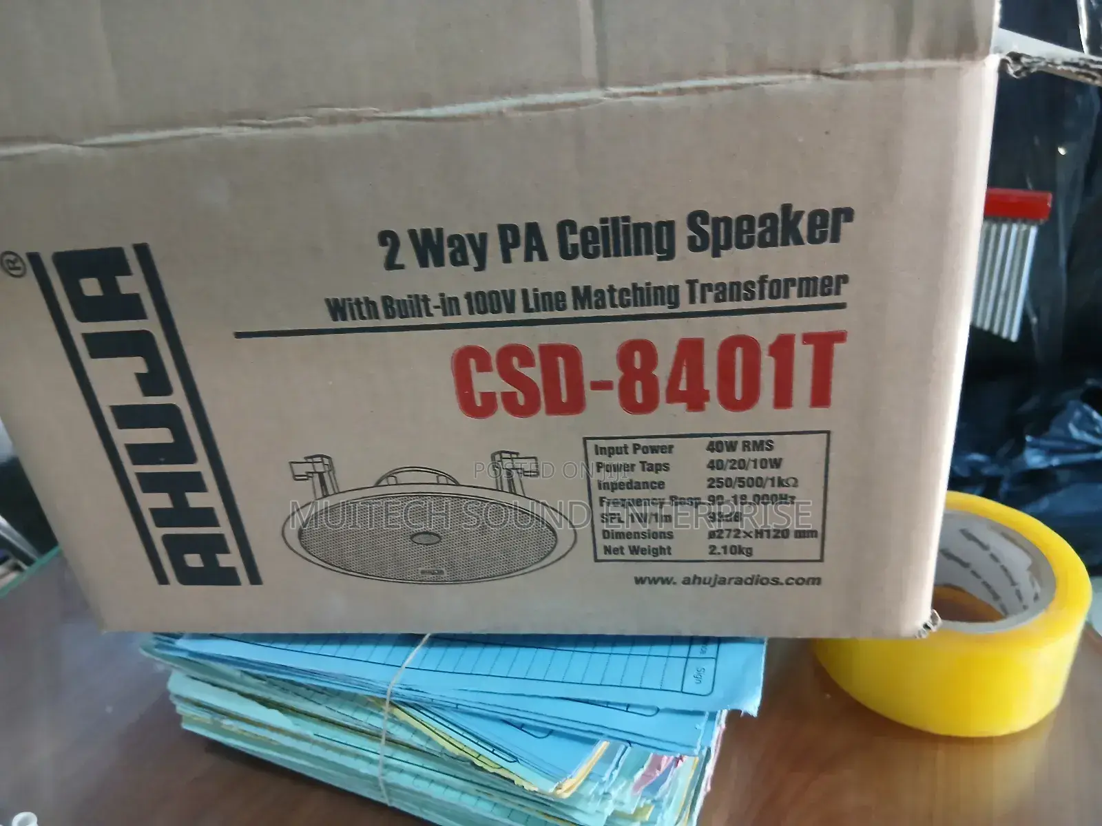 Ahuja Celling Speaker 8 Inches ( 40watt)
