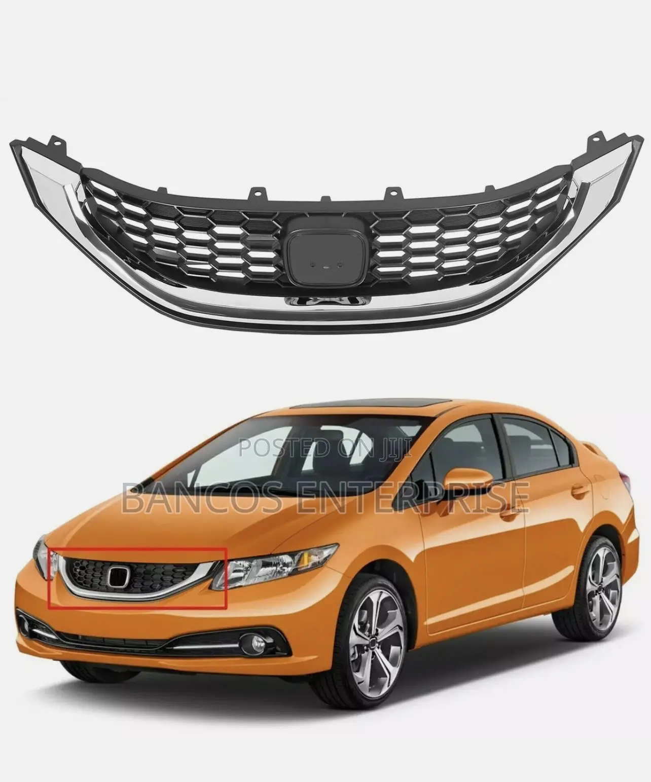 2013-2015 Honda Civic Top Grille