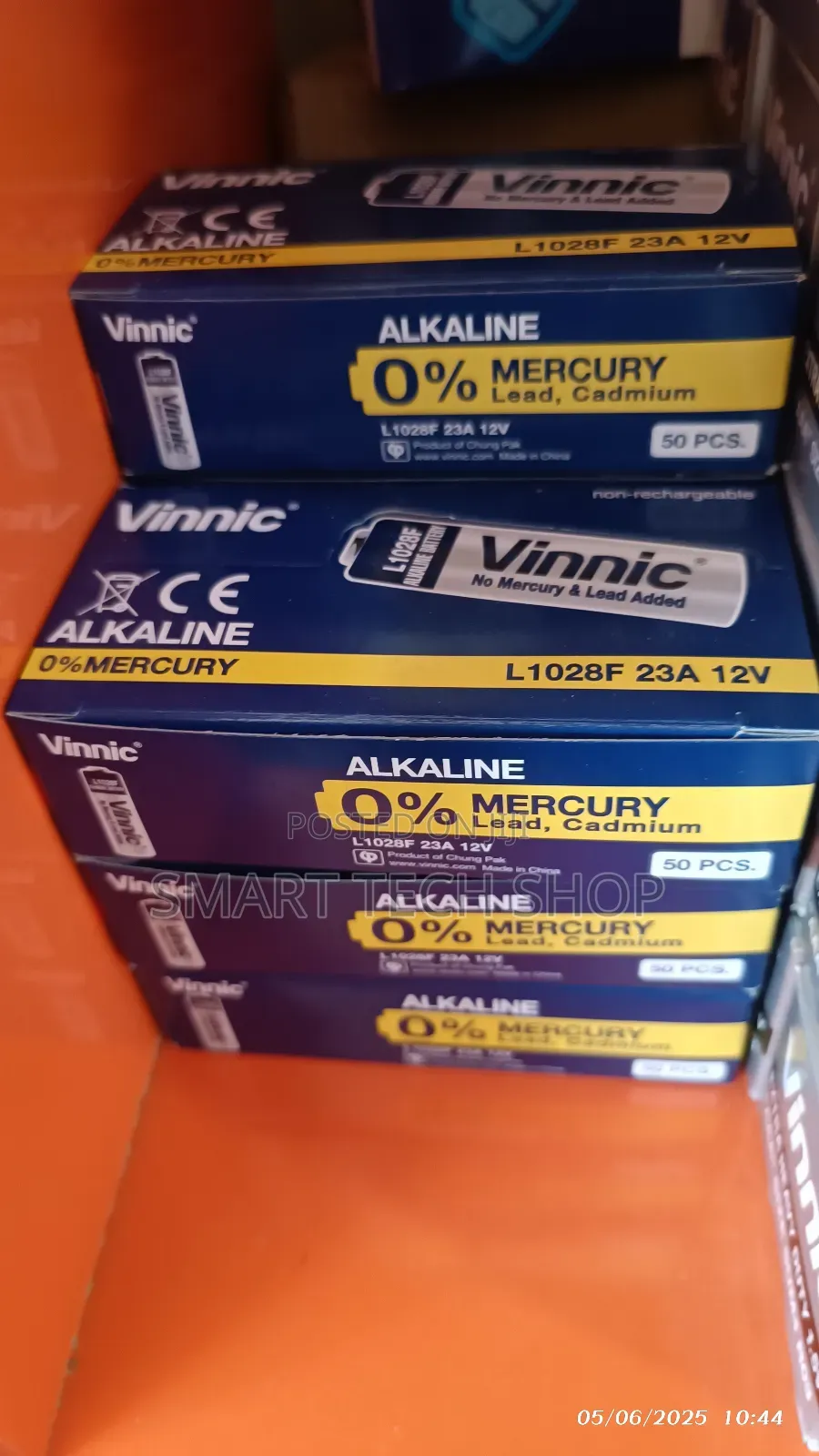 Vinnic L1028 Alkaline 12v 23amps Battery for Alarms, Bells