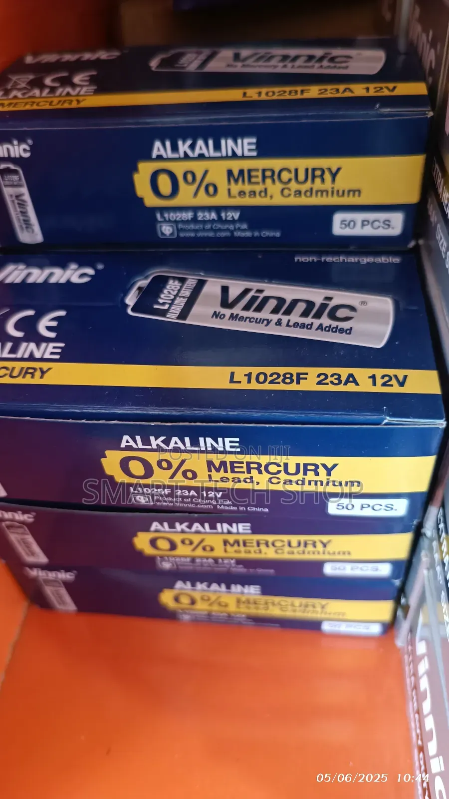 Vinnic L1028 Alkaline 12v 23amps Battery for Alarms, Bells