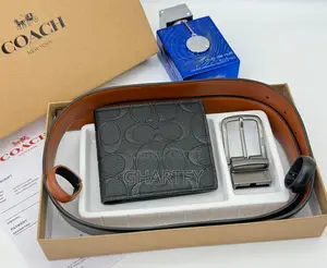 Coach Wallet Belt Combo - Reversible Wallet Combo