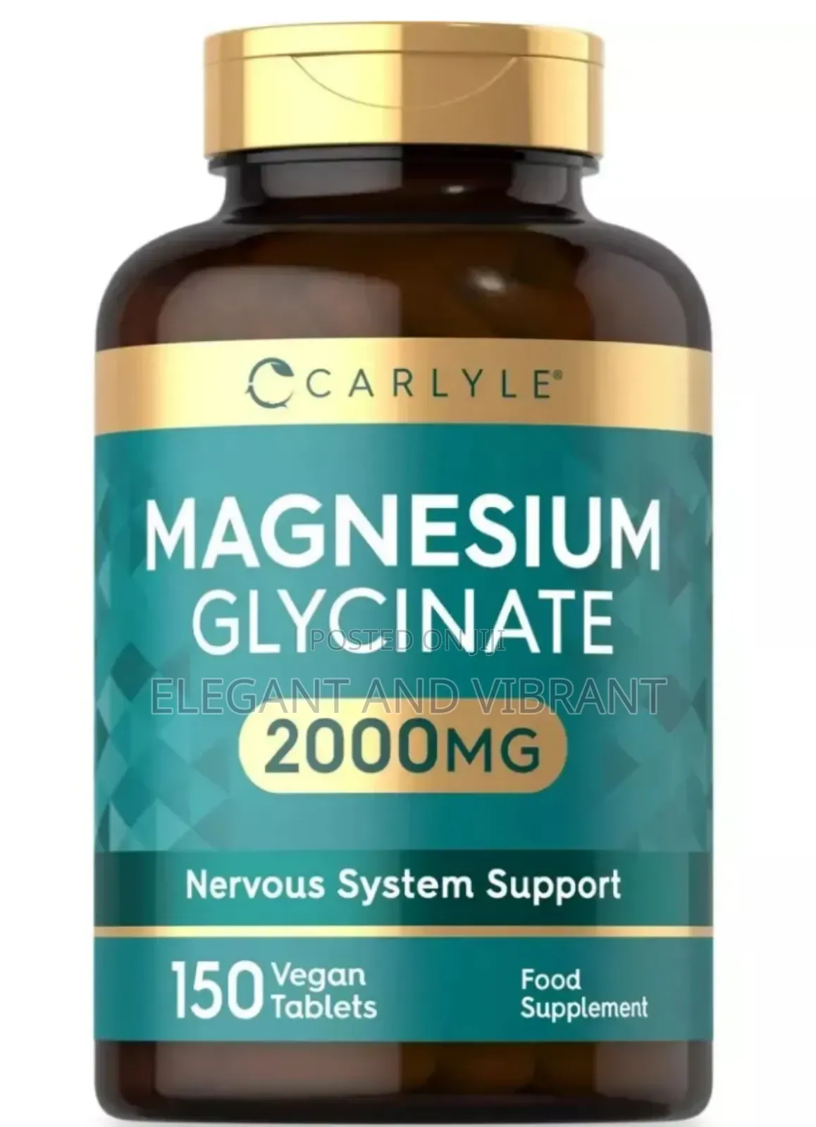 Magnesium Glycinate 2000 Mg | 150 Tablets