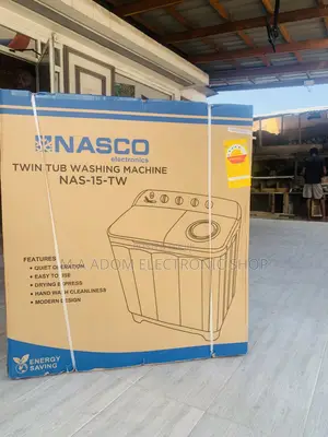 Easy to Use Nasco 15kg Top Load Semi Automatic Washer