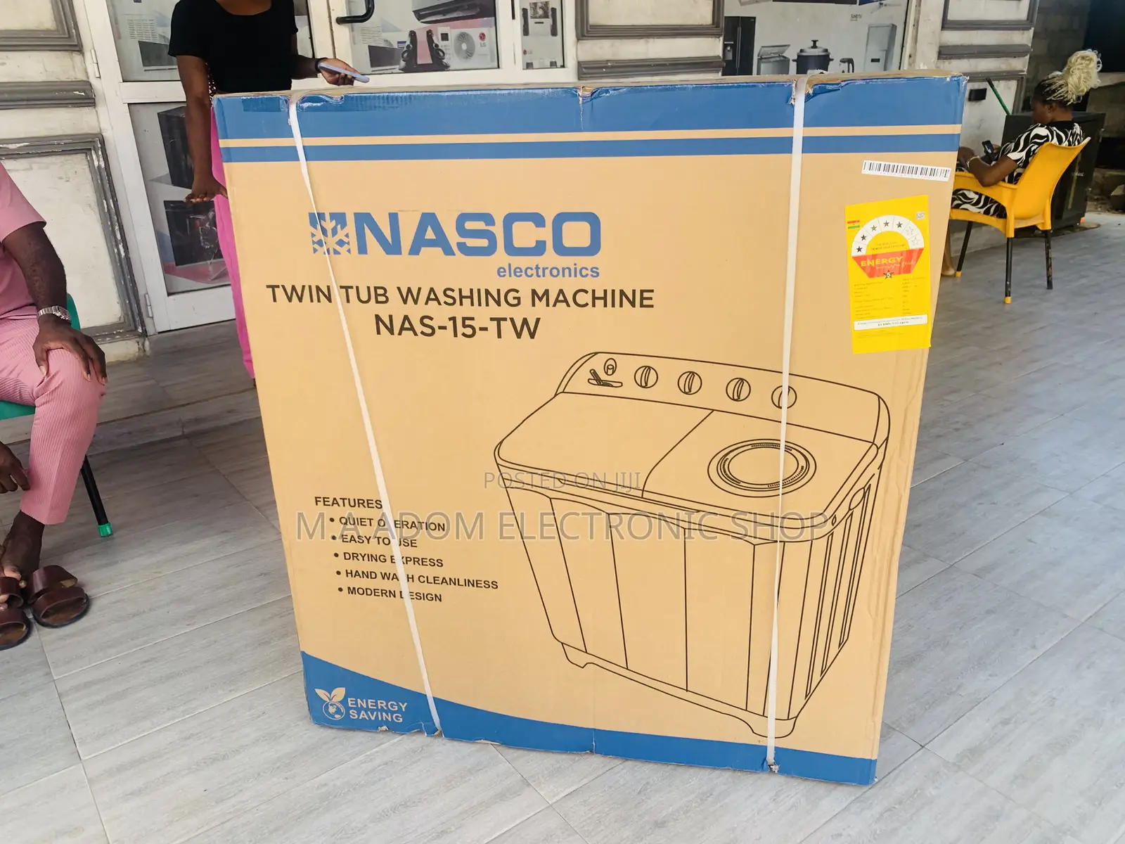 Quiet Operational Nasco 15kg Cloth Washer