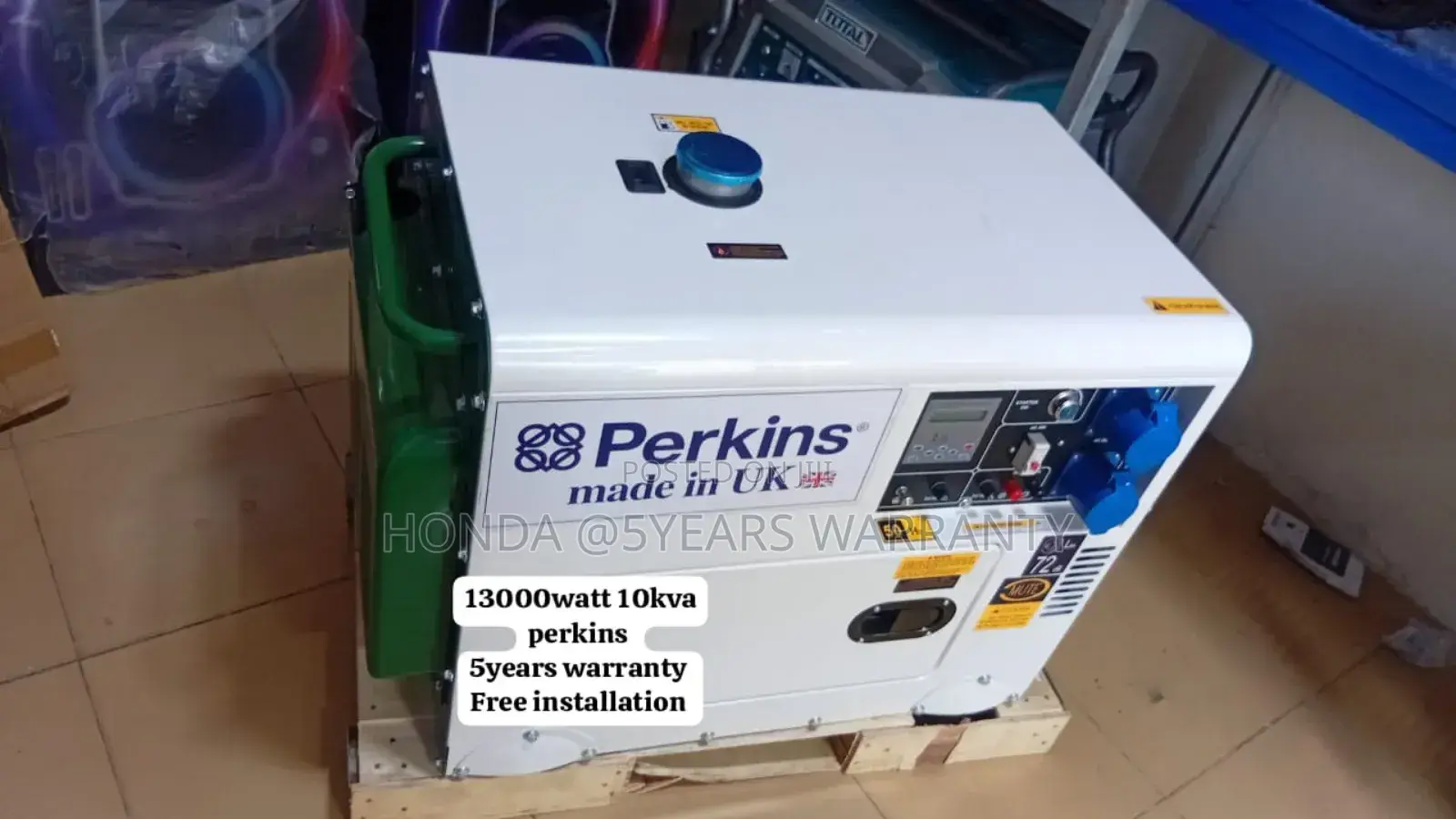 Simply Energy Savings Perkins 10kva 13000watt Generator 10kv