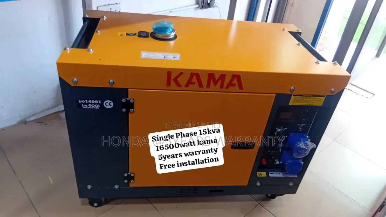 Powering Your Success With Kama 15kva 16500watt Generator