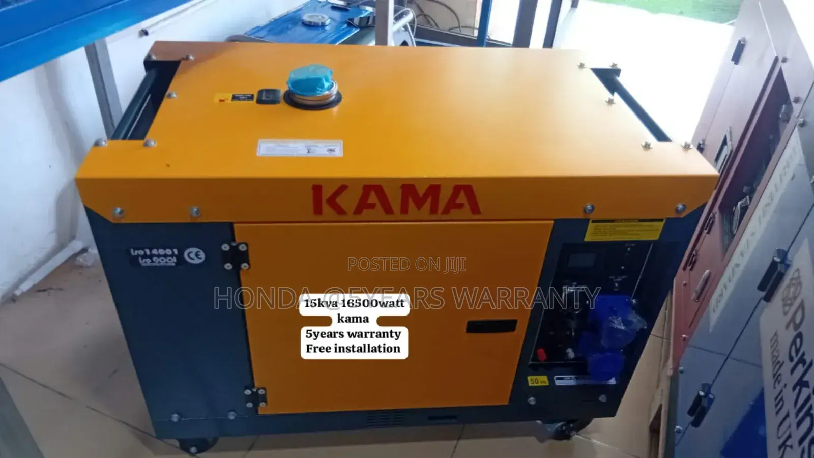 Efficient Energy Use Kama 15kva 16500wax Generator 15kva