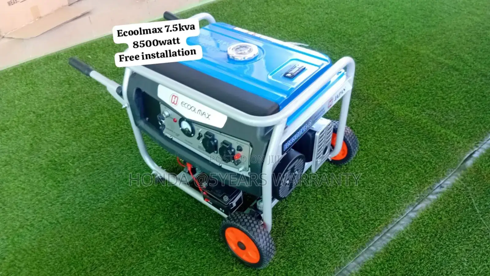 Power Your Home With Ecoolmax 7.5kva 8500watt Petrol 7.5kva