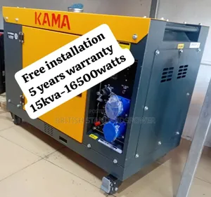 Cooling Fin Engine 15kva Silent Diesel Genset