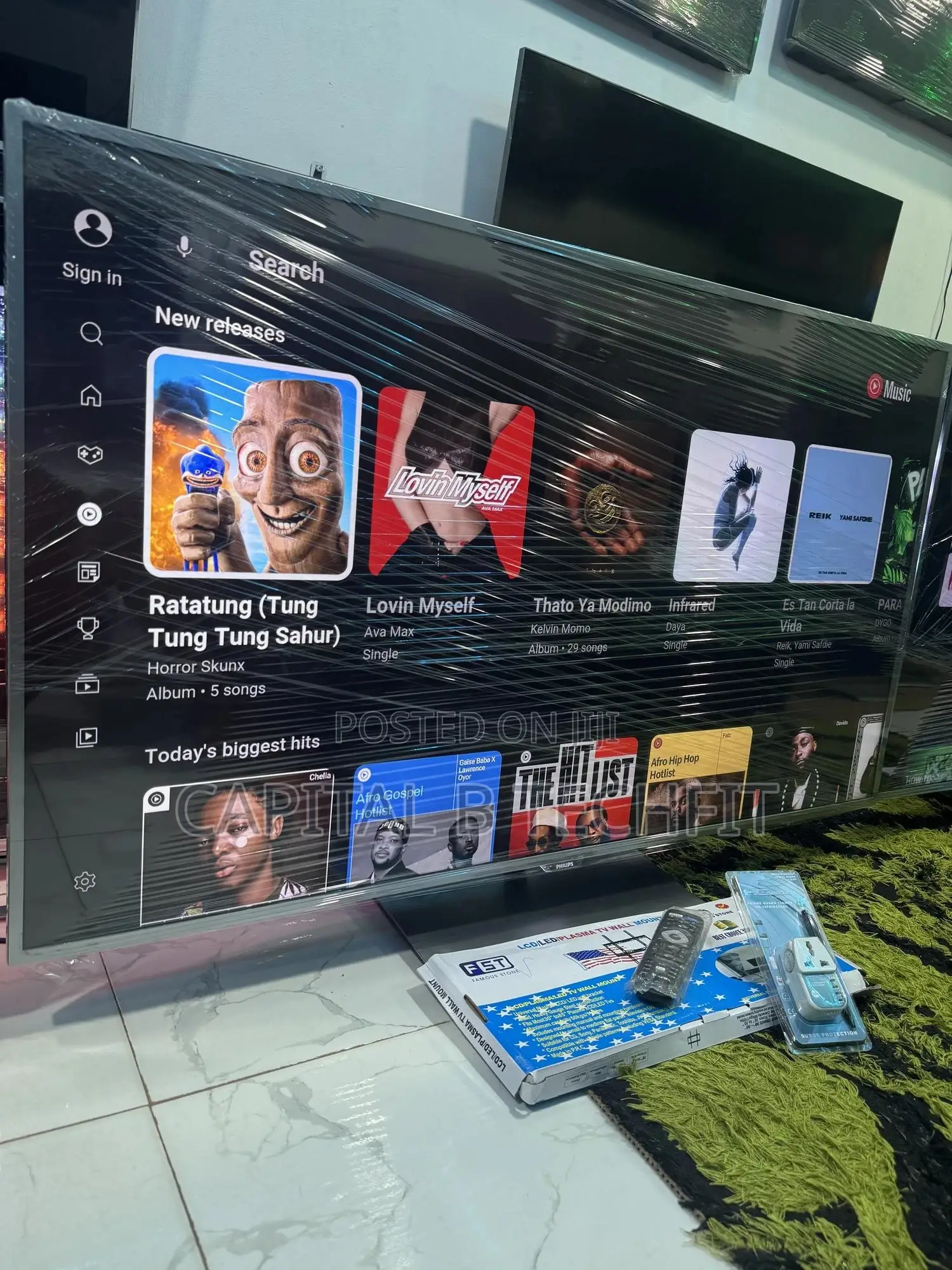 55inches Full Digital Satellite Android Uhd Led Smart Tv