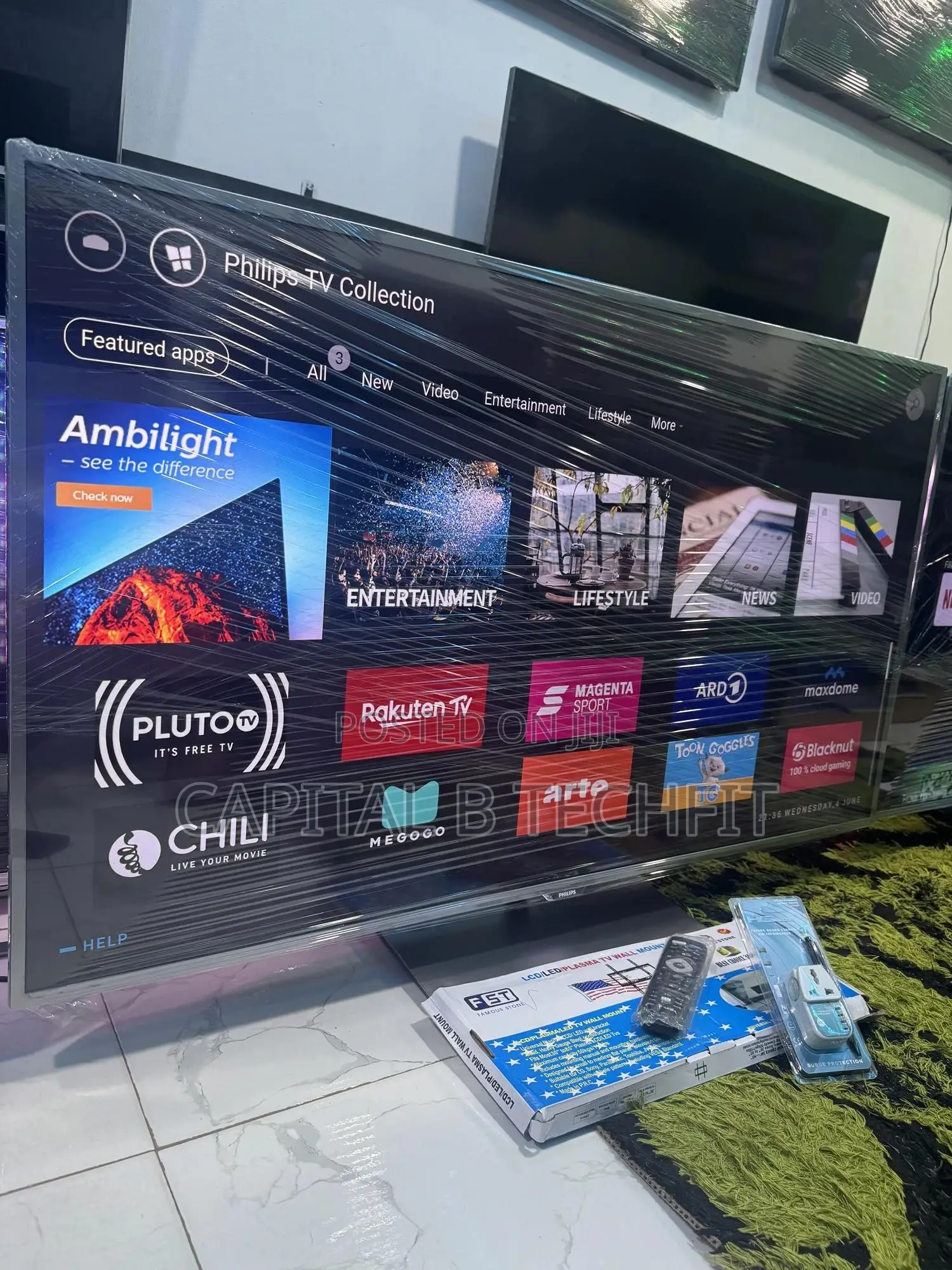 55inches Full Digital Satellite Android Uhd Led Smart Tv