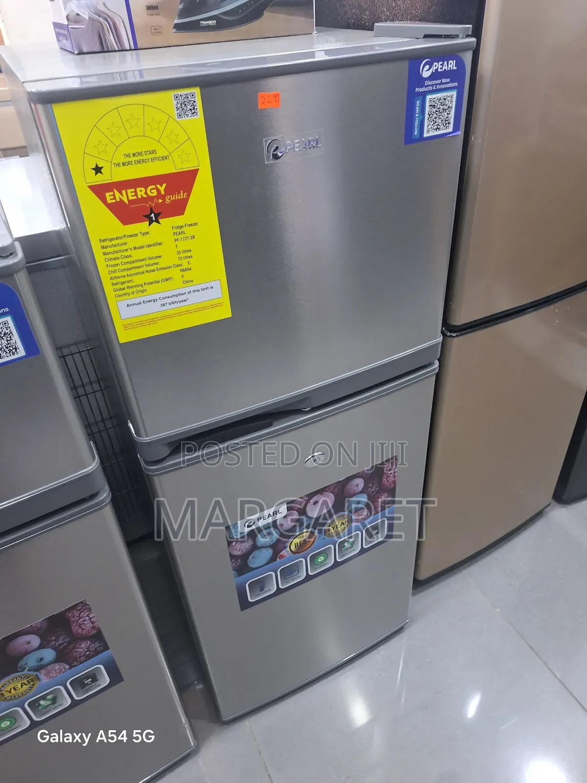Original Pearl Double Door Fridge 108 Litters
