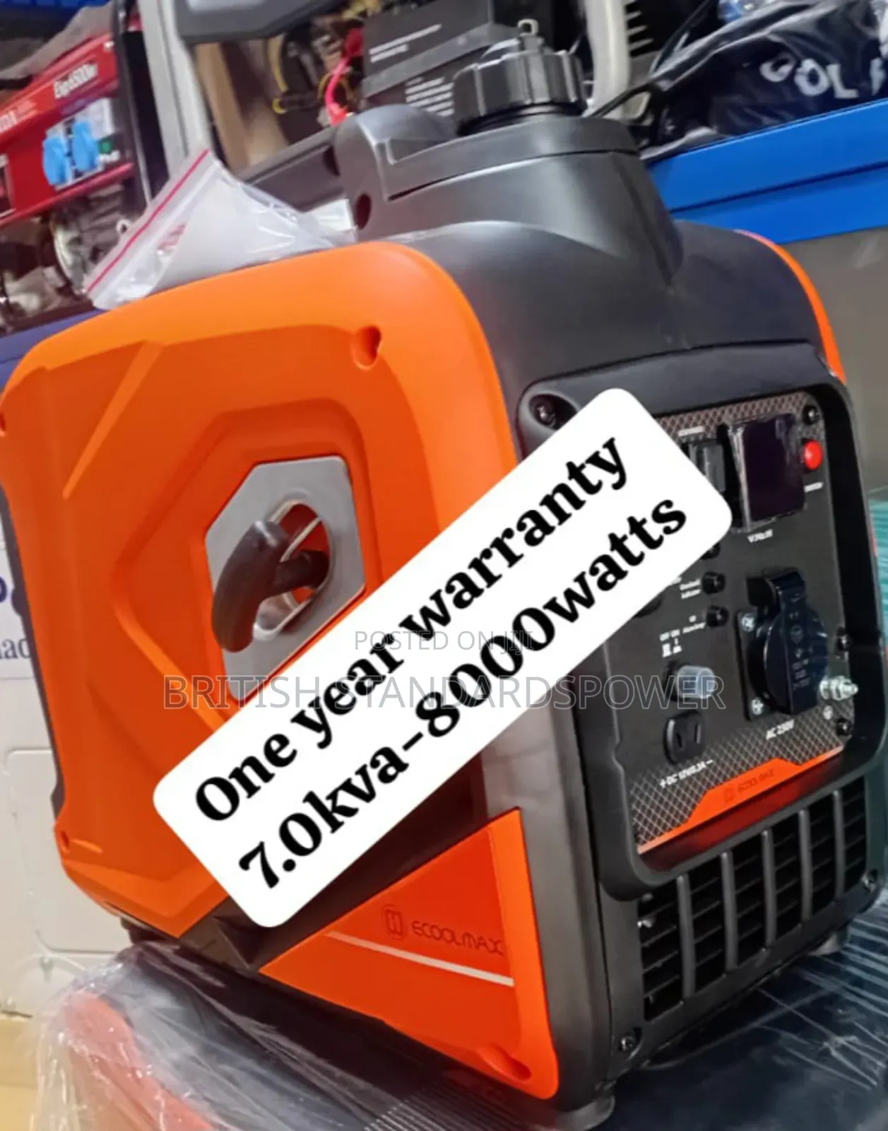 Prolonged Efficiency 7.0kva Petrol Generator