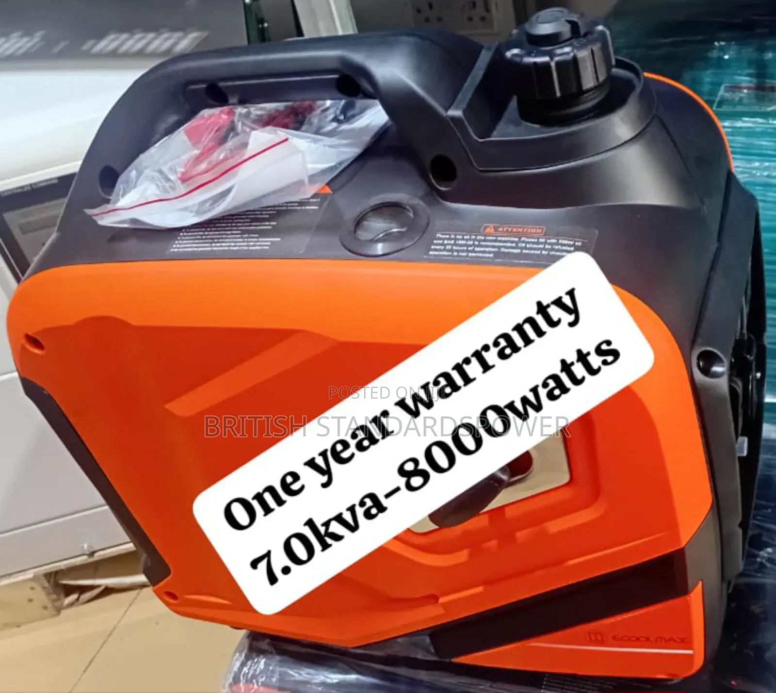 Long Durability 7.0kva Petrol Generator