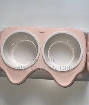 2 in 1 Plastic Pet Bowl