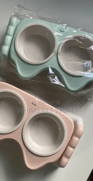 2 in 1 Plastic Pet Bowl