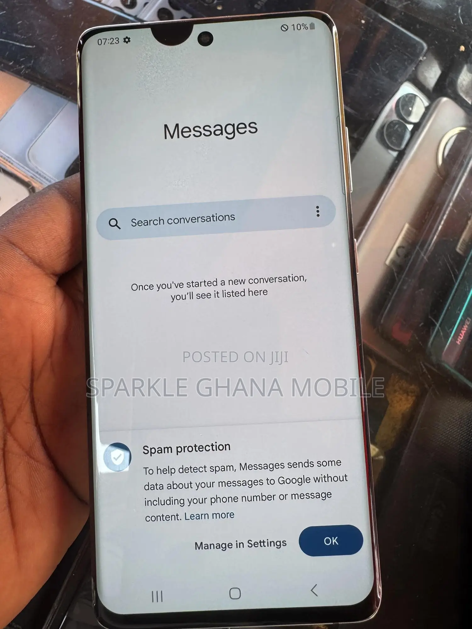 S21 Ultra Screen With Small Ink