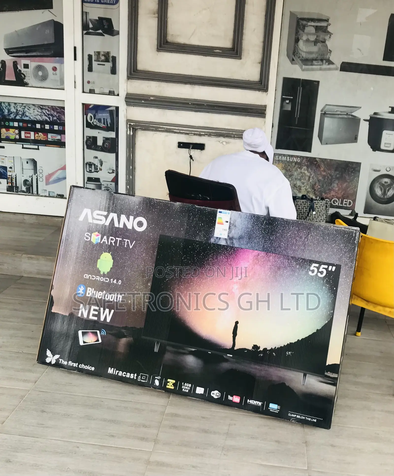 Correct Smart Led 55 Inch Android Asano Crystal Tv