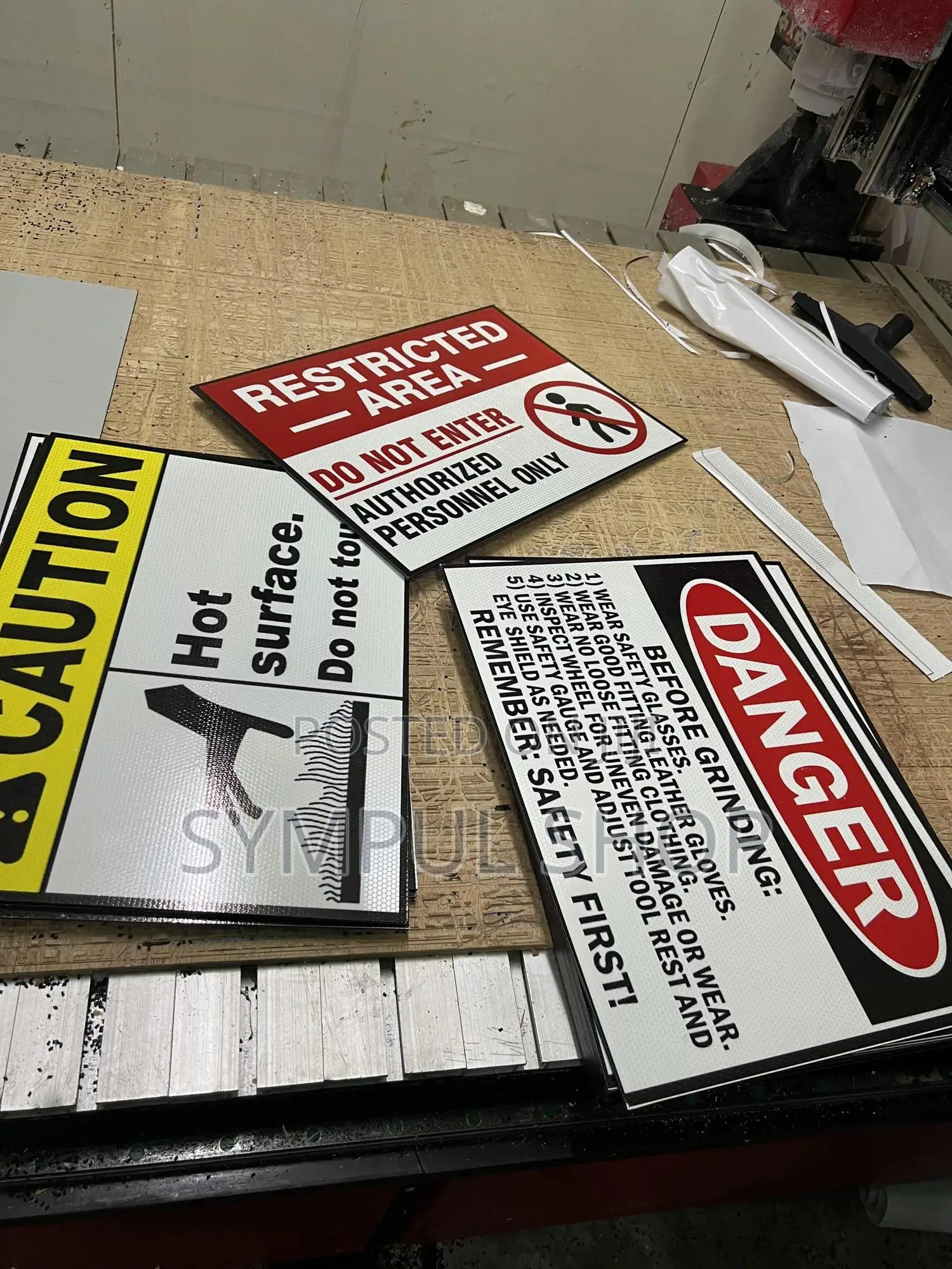 Warning Office Signs