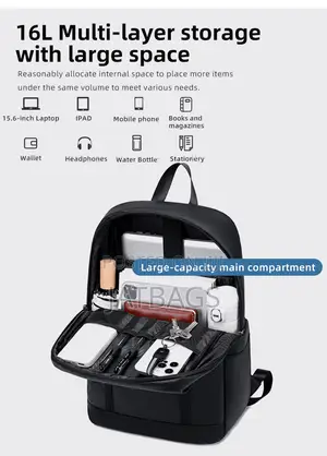 Gw Essential Waterproof Laptop Backpack (Free Delivery)