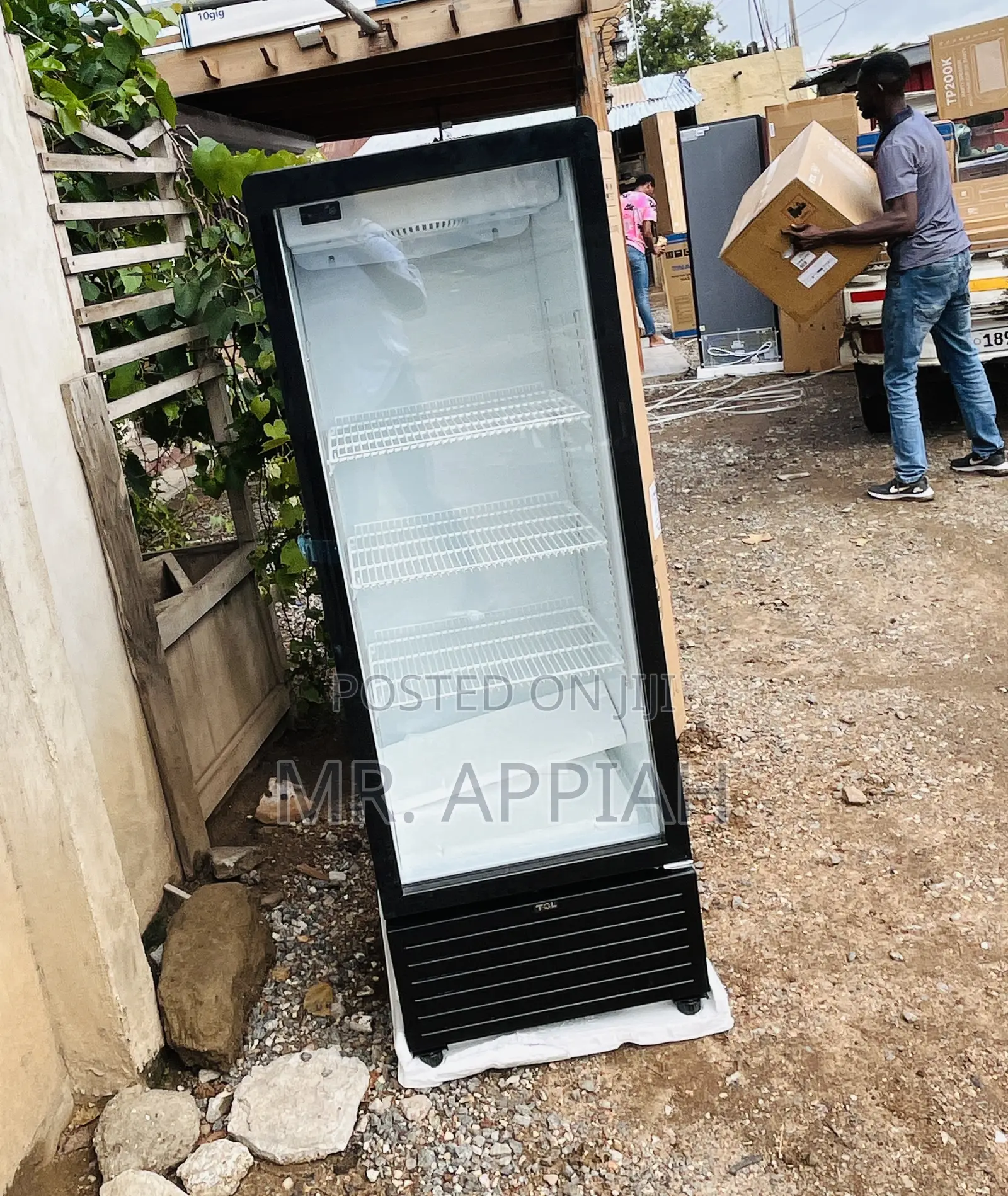Super Chilling TCL F215cb 215 Litres Display Fridge.