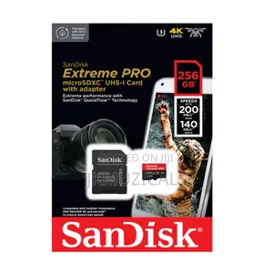 Photo - Camera Sd Card_ Sandisk Micro Sd 256gb 200mb/S Extreme Pro