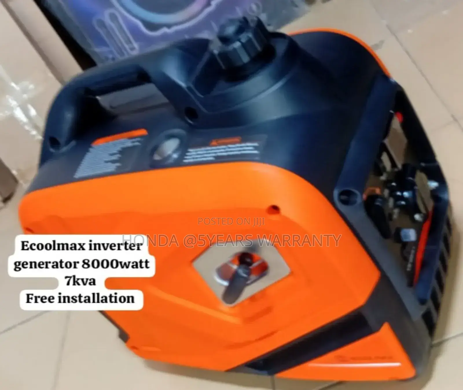 7kva Ecoolmax Inverter Generator 8000watt Petrol Silent