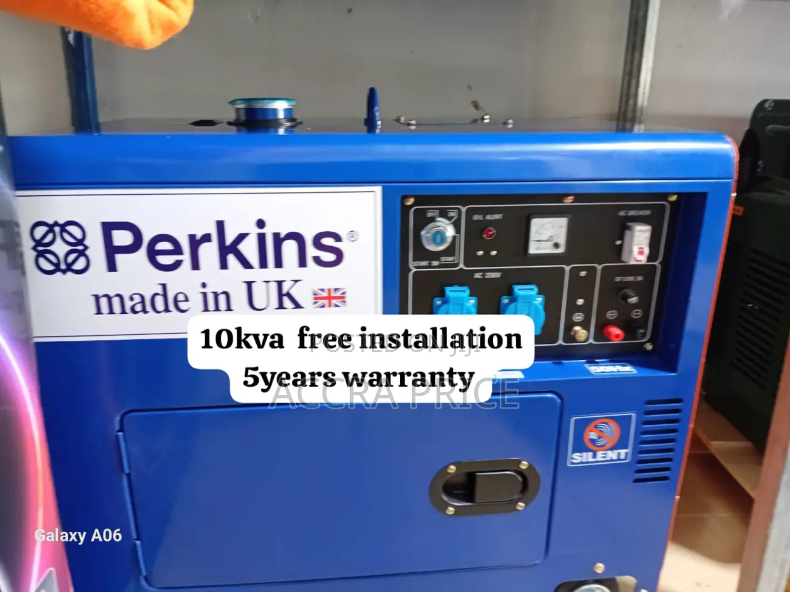 Goldvoltx Perkins 10kva 13000watts Diesel Generator 10kva
