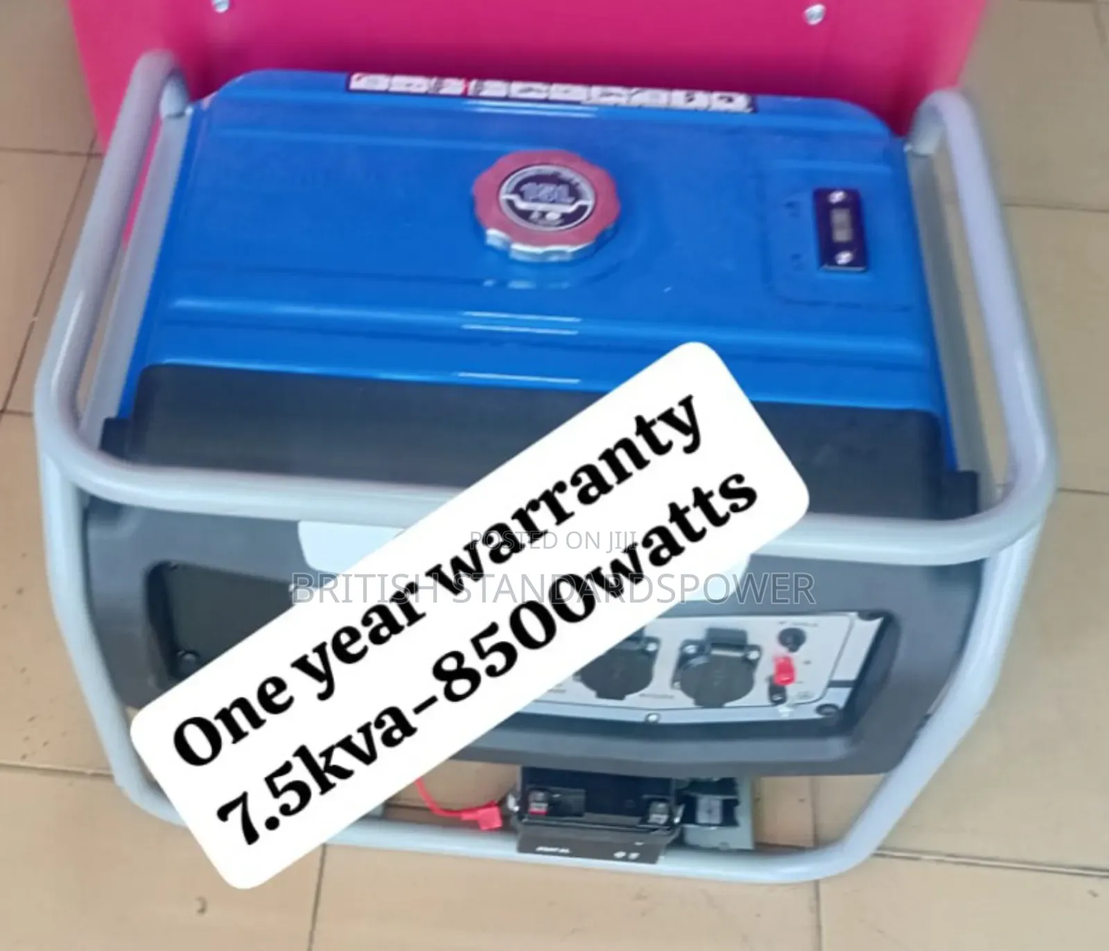Power Stability 7.5kva Petrol Generator