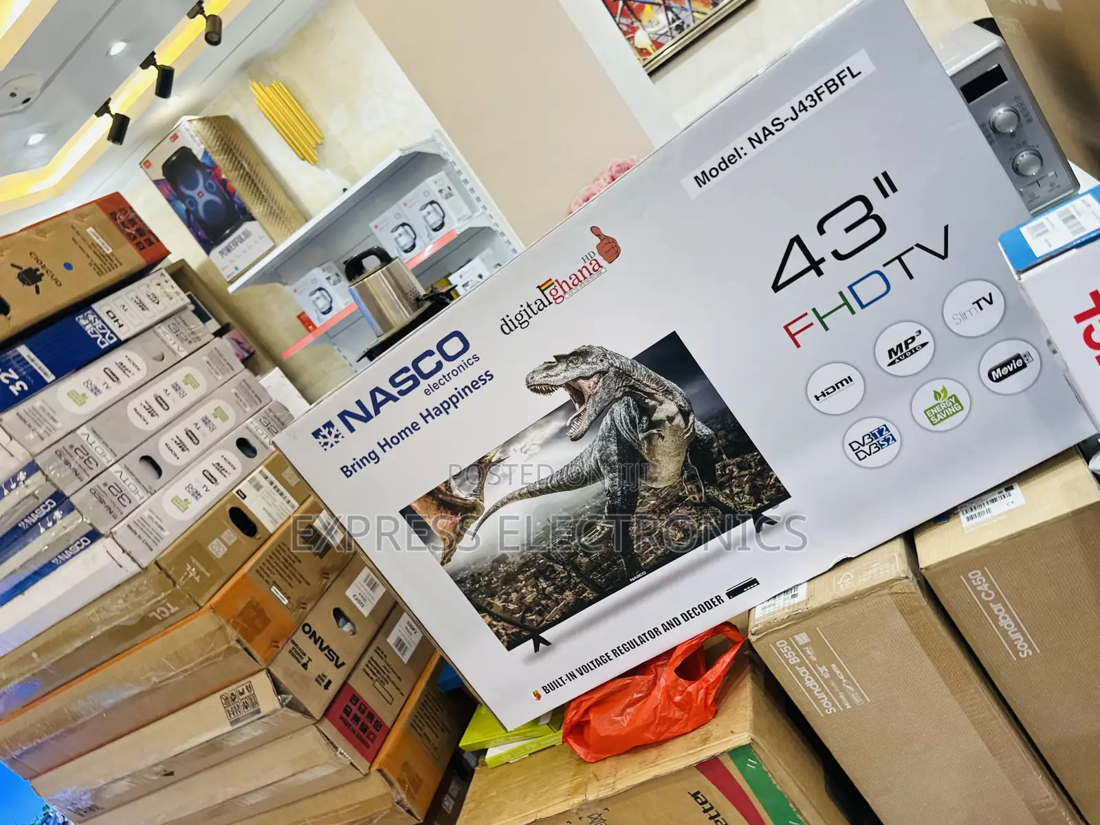 Locate Us at Adabraka for Nasco 43”Satellite FHD