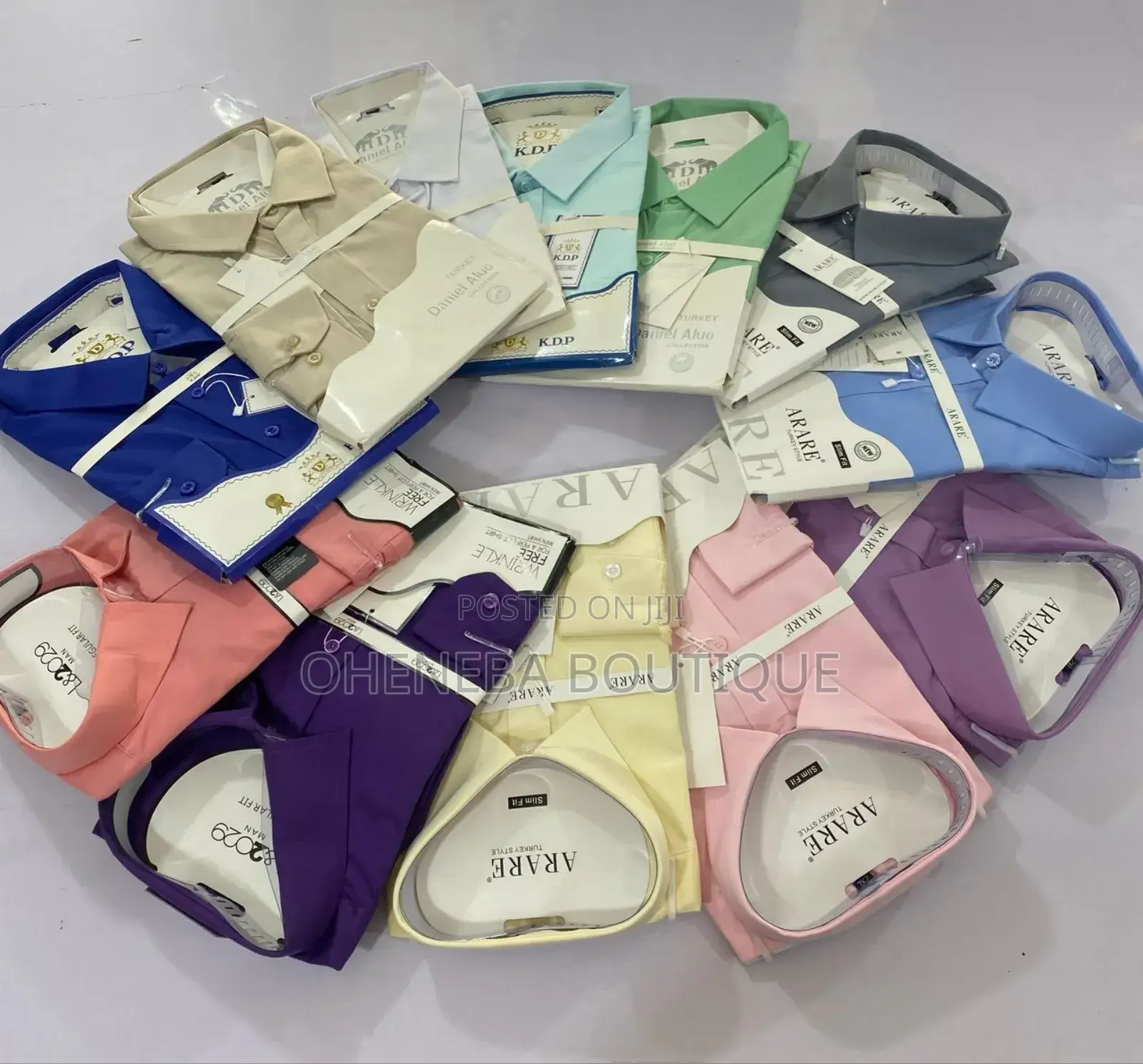 Plain Long Sleeves Office Shirts for Men